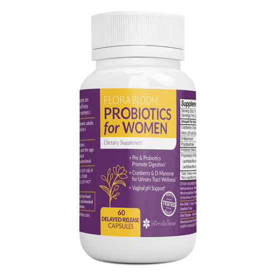 Flora Bloom Probiotic Supplement for Women – Intimate Rose