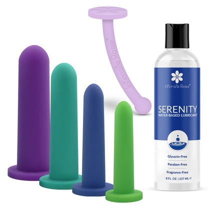 Large Dilator Set - Sizes 5-8 + Handle + Serenity Lubricant