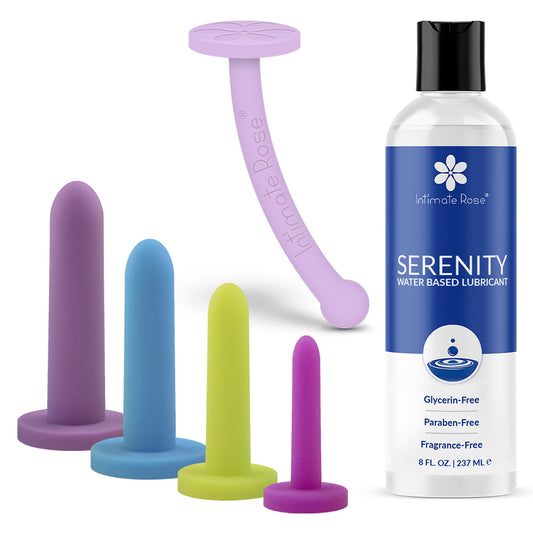 Small Dilator Set - Sizes 1-4 + Handle + Serenity Lubricant