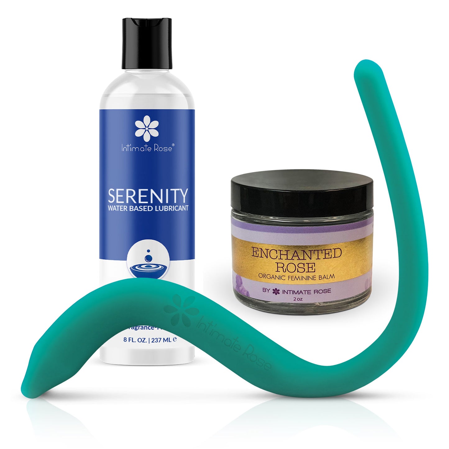 Vibrating Pelvic Wand + Balm + Serenity Lubricant