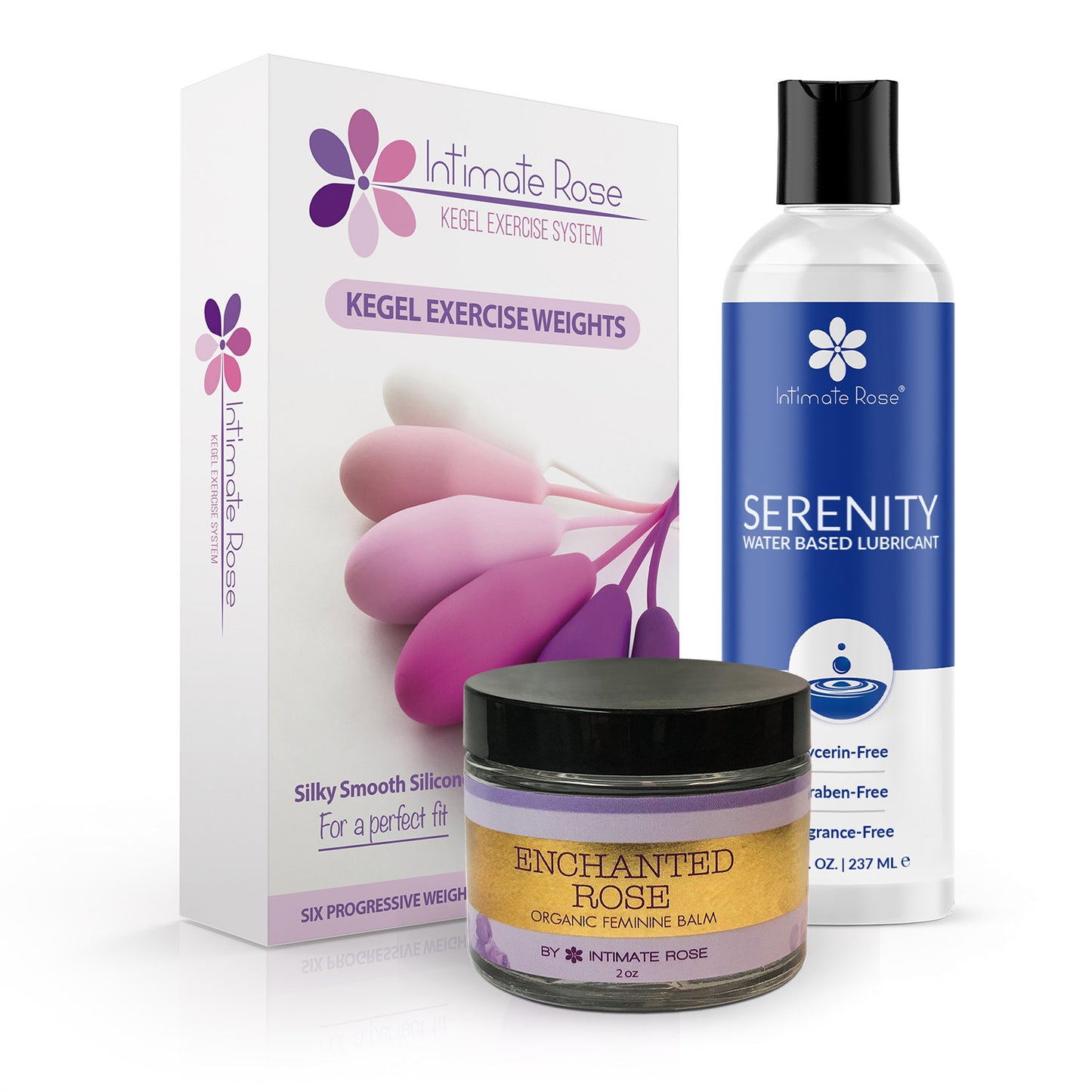 Kegel Weights + Balm + Serenity Lubricant