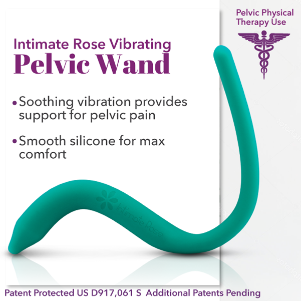 Pelvic Wand With Vibration - Intimate Rose