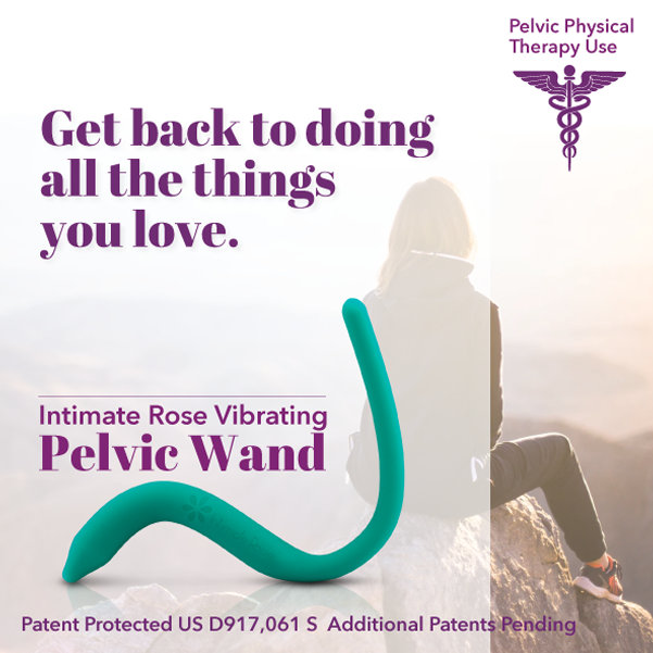 Pelvic Wand With Vibration - Intimate Rose